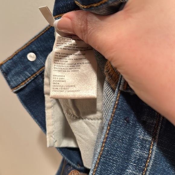 L’Agence Sada  Slim leg Cropped Jeans 29 - Picture 5 of 8